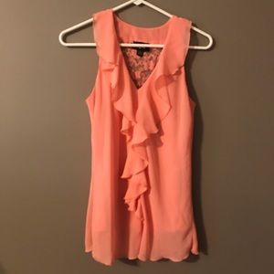Peach colored blouse